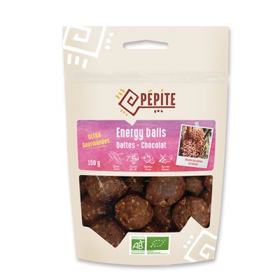 Energy Balls Dattes Pepites De Chocolat 150 G