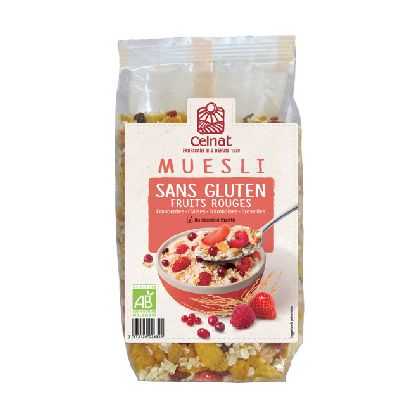 Muesli Sans Gluten Fruits Rouges 375g – Satoriz Valence