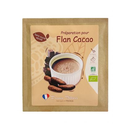 Flan Chocolat Sans Sucre 14g