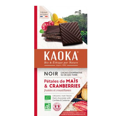 Kaoka Noir Cranberries Cereales 100g